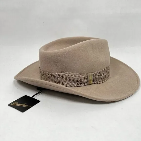 Elegant Beige Fedora Hat